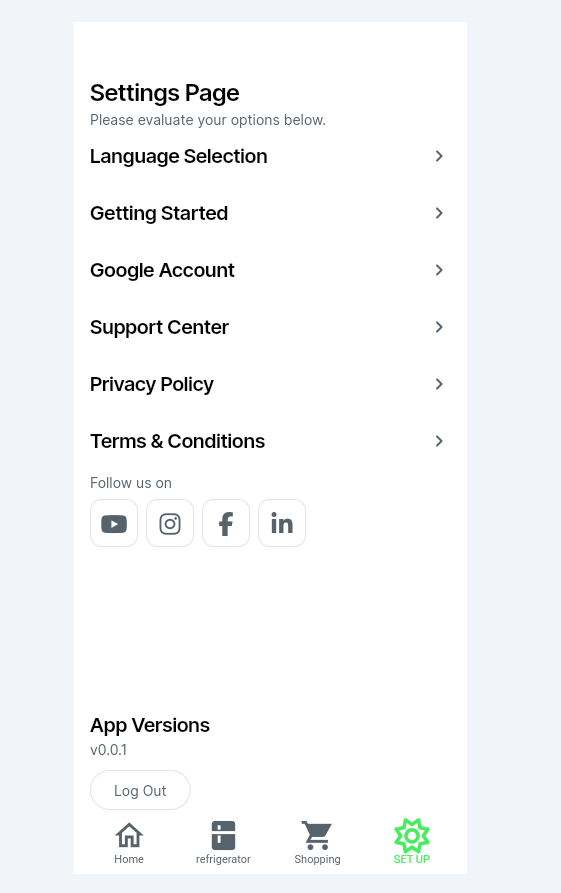 Home Dashboard